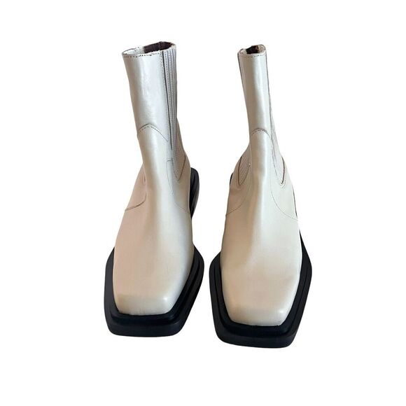 New Without Box Alohas Ranch Leather Boots in Cream size EU 36 US 6 - Picture 3 of 8